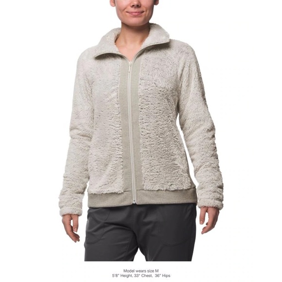 North face xl zip up fuzzy jacket - Picture 1 of 8